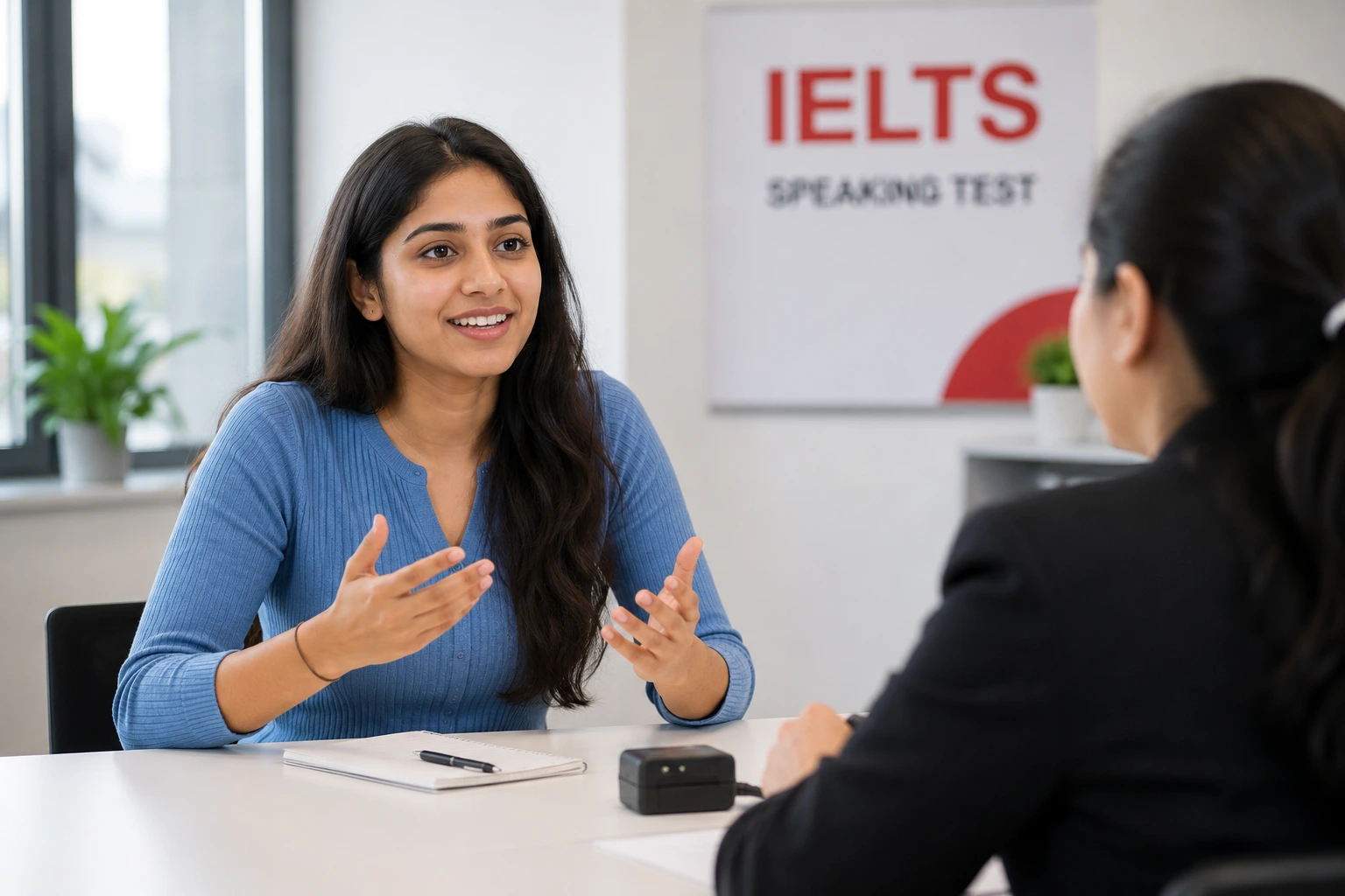 Fluency vs. Accuracy in IELTS Speaking – Indian Student During IELTS Speaking Test