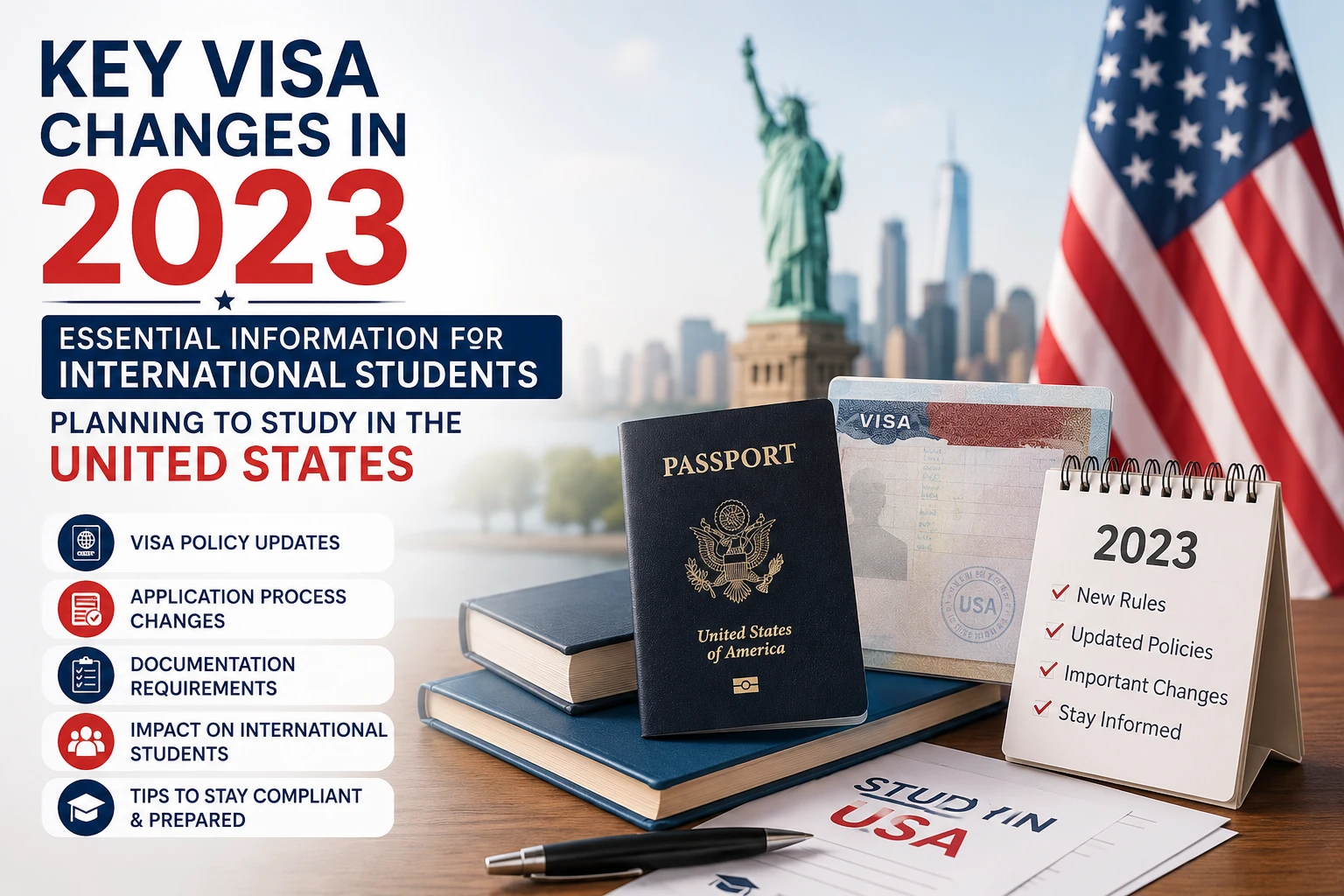 Key Visa Changes in 2023: Essential Information for International Students planning to study in the United States