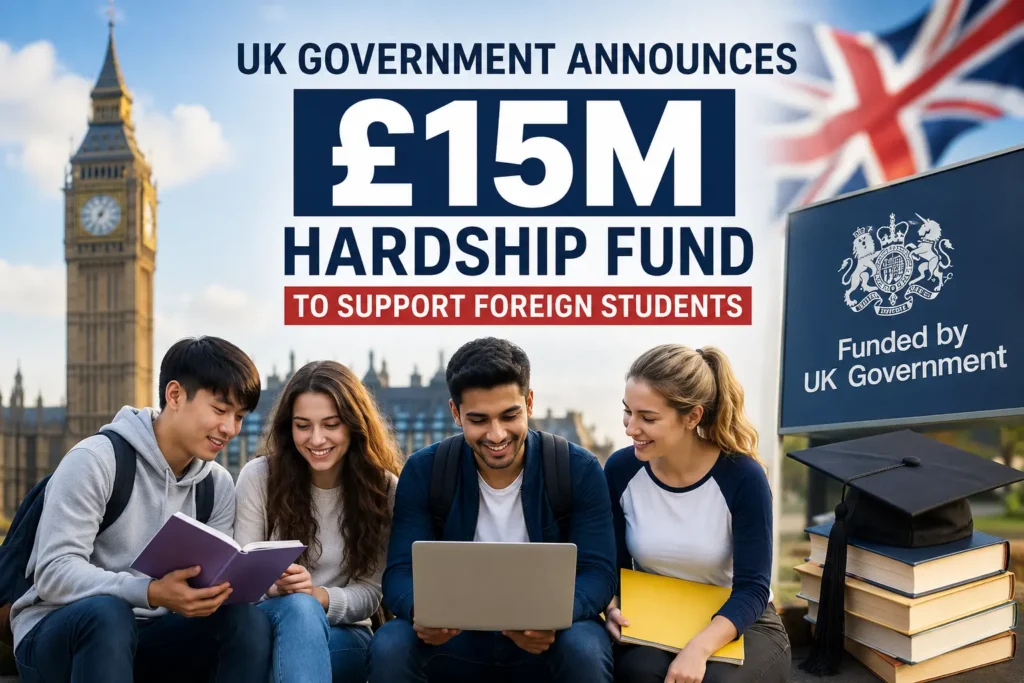 UK Government Announces £15m Hardship Fund to Support Foreign Students