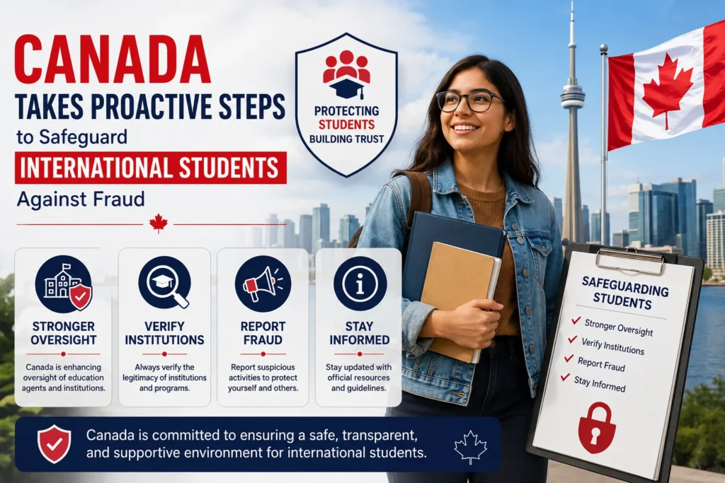 Canada taking proactive steps to safeguard international students against fraud through stronger oversight and secure education policies.
