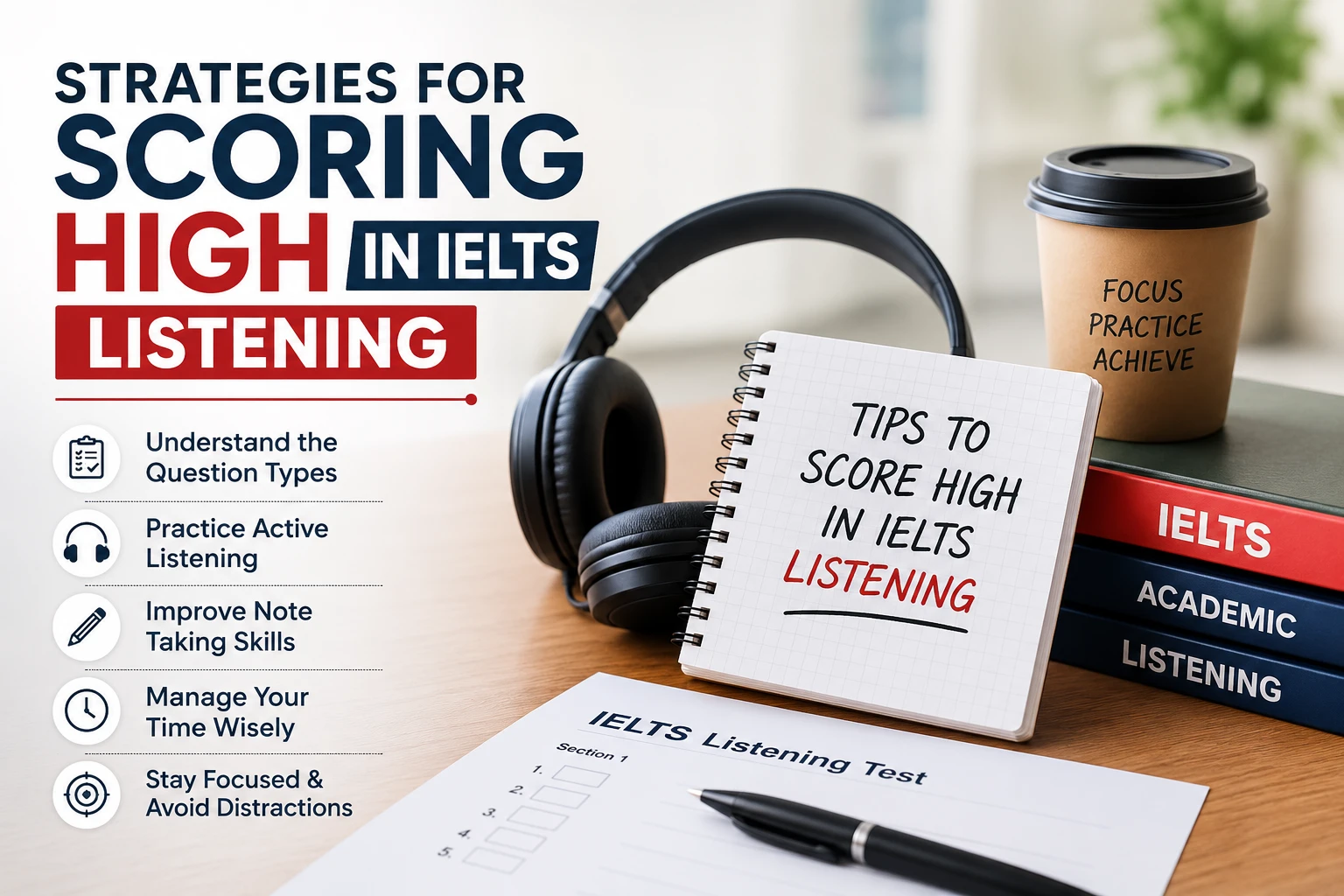 Strategies for Scoring High in IELTS Listening – Best Tips to Improve IELTS Listening Band Score