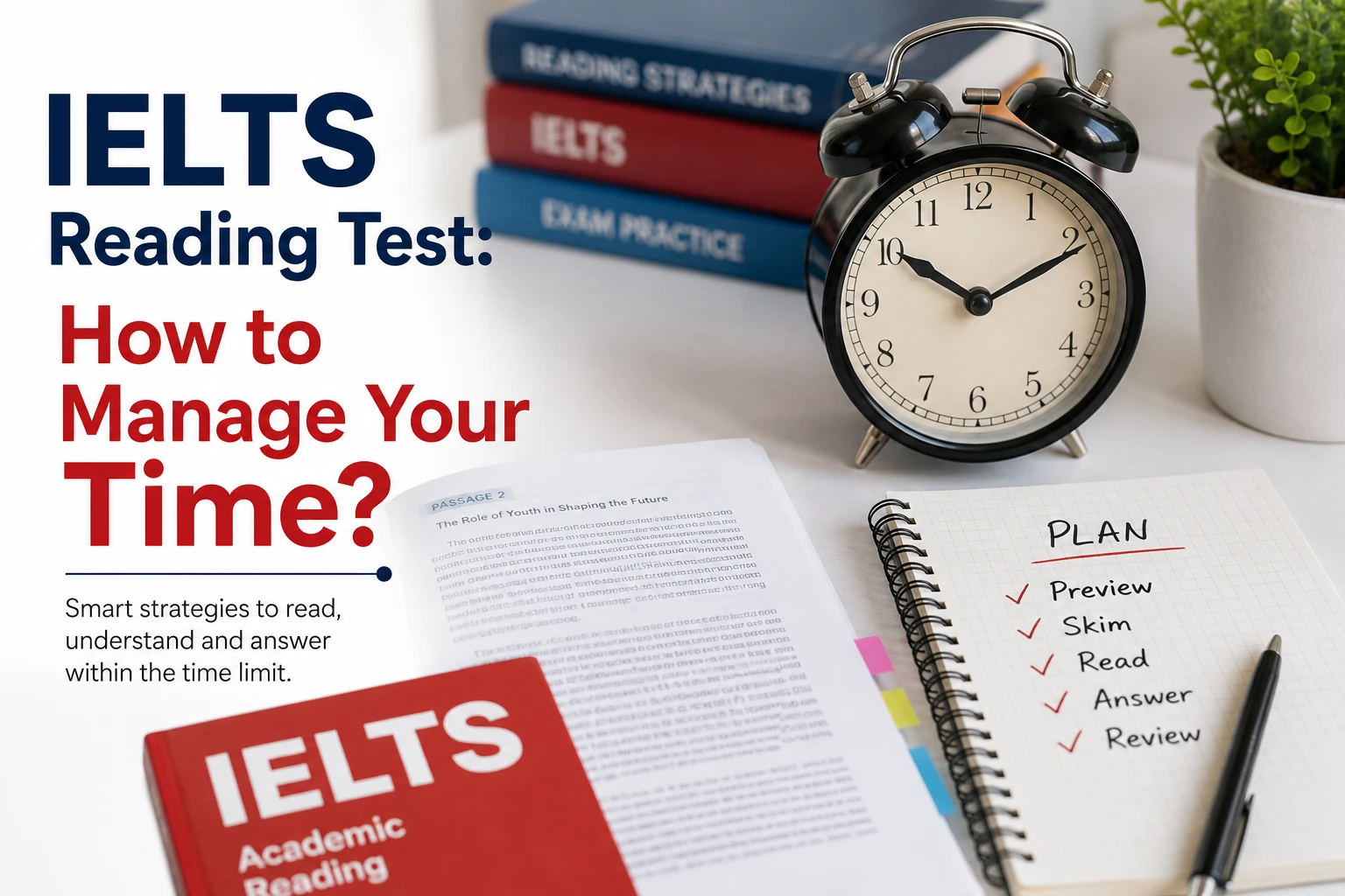 IELTS Reading test time management strategies for students