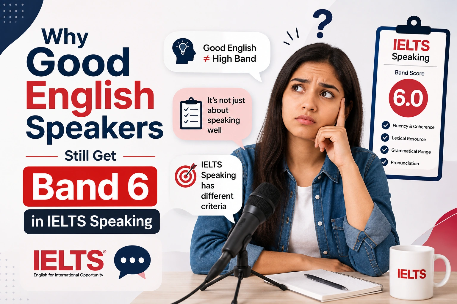 Why Good English Speakers Still Get Band 6 in IELTS Speaking