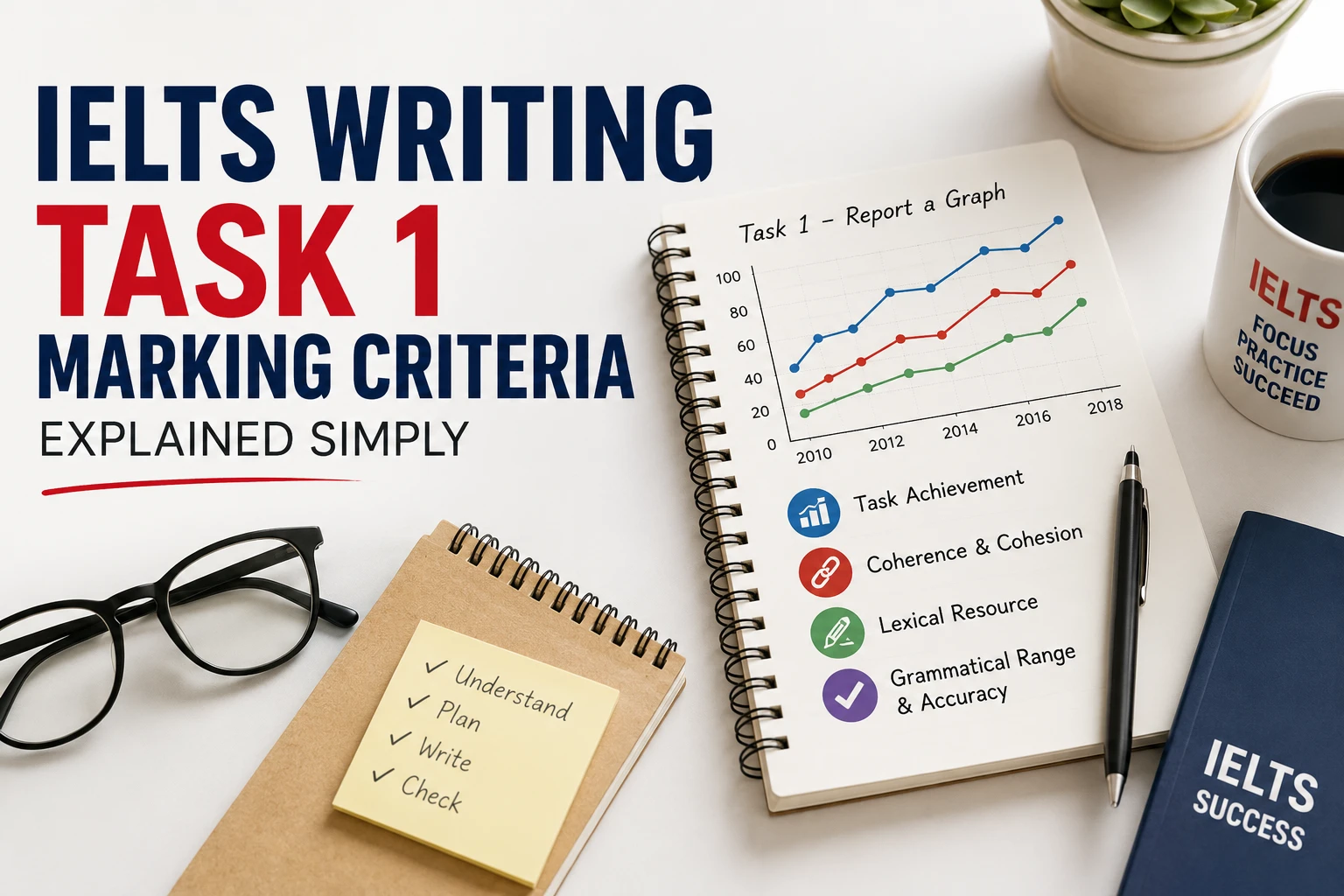 IELTS Writing Task 1 marking criteria explained simply