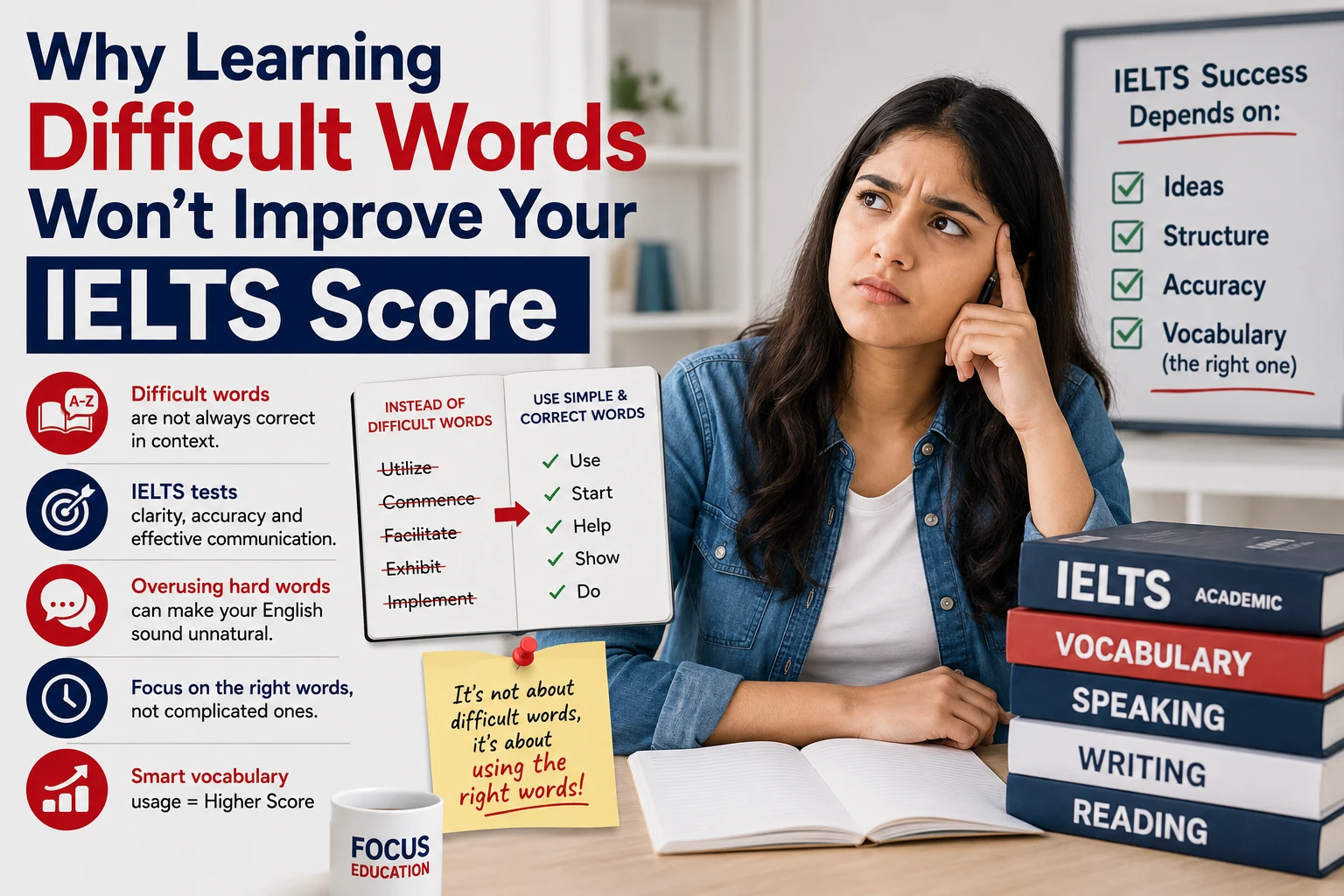 Why Learning Difficult Words Won’t Improve Your IELTS Score