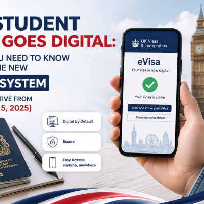 UK Student Visa Goes Digital – New eVisa System Effective from July 15, 2025