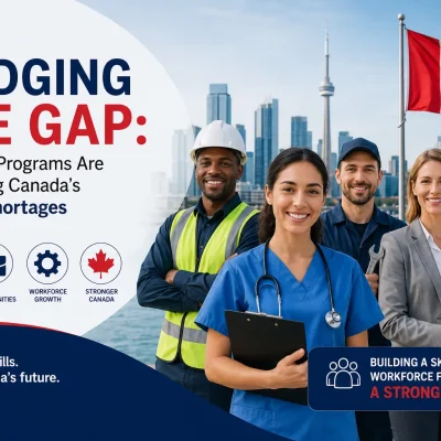 Bridging The Gap: How Skill Programs Are Addressing Canada’s Labour Shortages – Skilled professionals contributing to Canada's workforce development