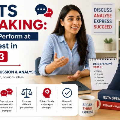 IELTS Speaking Part 3 discussion and analysis with student and examiner