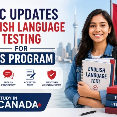 IRCC updates English language testing requirements for the SDS Program with accepted language tests for international students planning to study in Canada.