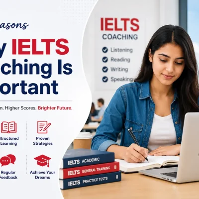 Top Reasons Why IELTS Coaching Is Important – Student Preparing for IELTS Exam