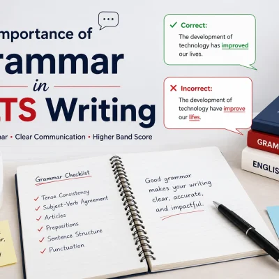 The Importance of Grammar in IELTS Writing – Improve Grammar for a Higher IELTS Band Score