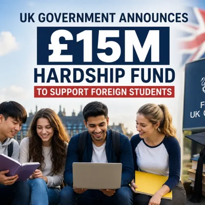 UK Government Announces £15m Hardship Fund to Support Foreign Students