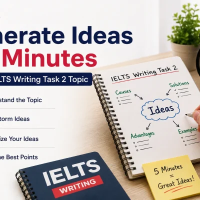 How to Generate Ideas in 5 Minutes for Any IELTS Writing Task 2 Topic