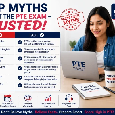 Top Myths About the PTE Exam – Busted!