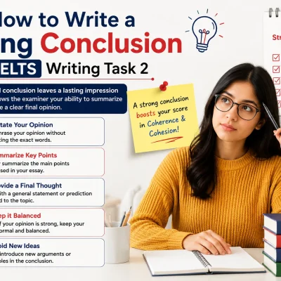 How to Write a Strong Conclusion in IELTS Writing Task 2
