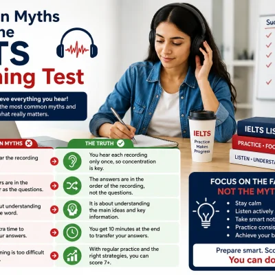 Common myths about the IELTS Listening Test and the truth behind them